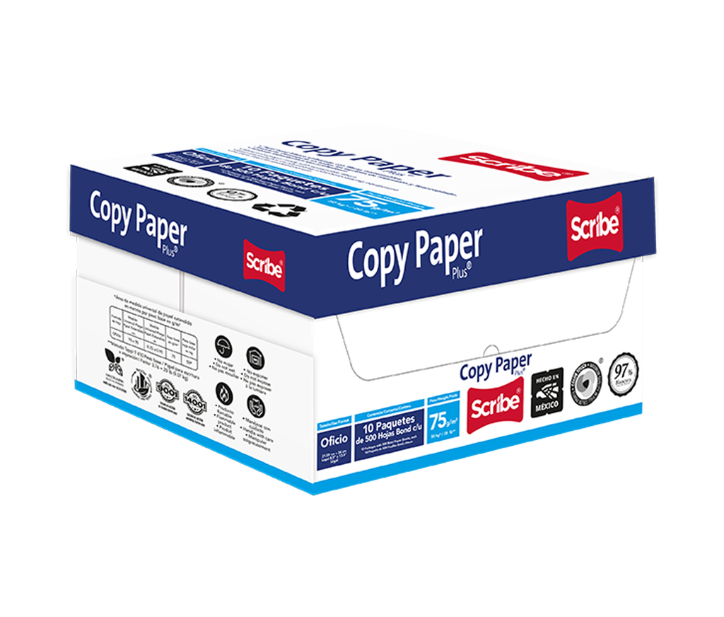 Papel Bond Blanco A4 500 Hjs Scribe Copy Paper