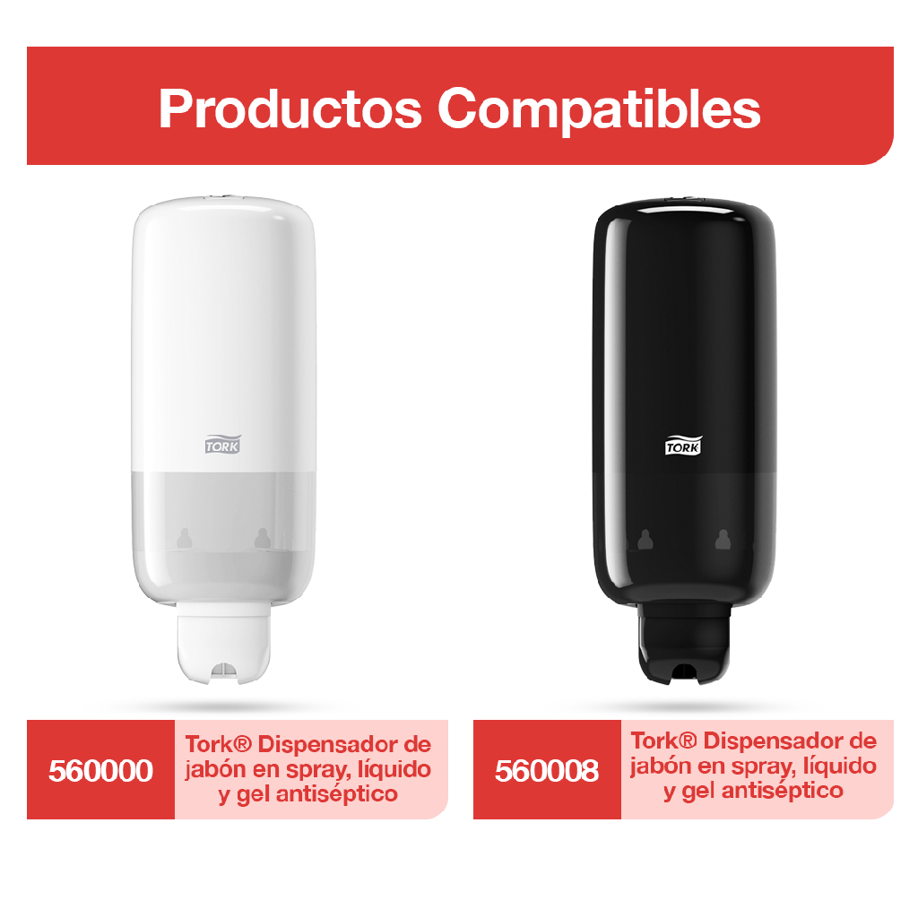 Jabon liquido naranja 1000 ml Tork Advance (sustituye al 700524)