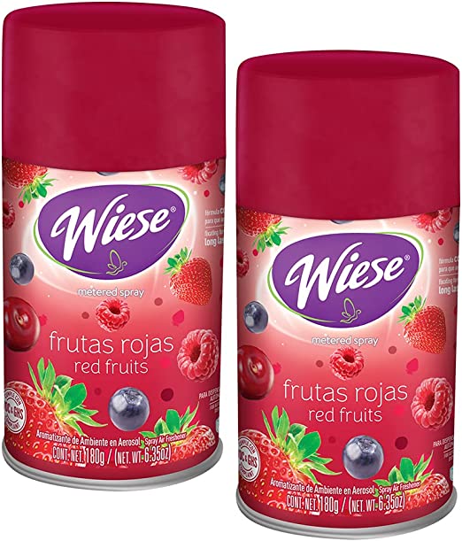 AEROSOL AROMATIZANTE WIESE FRUTAS ROJAS180G