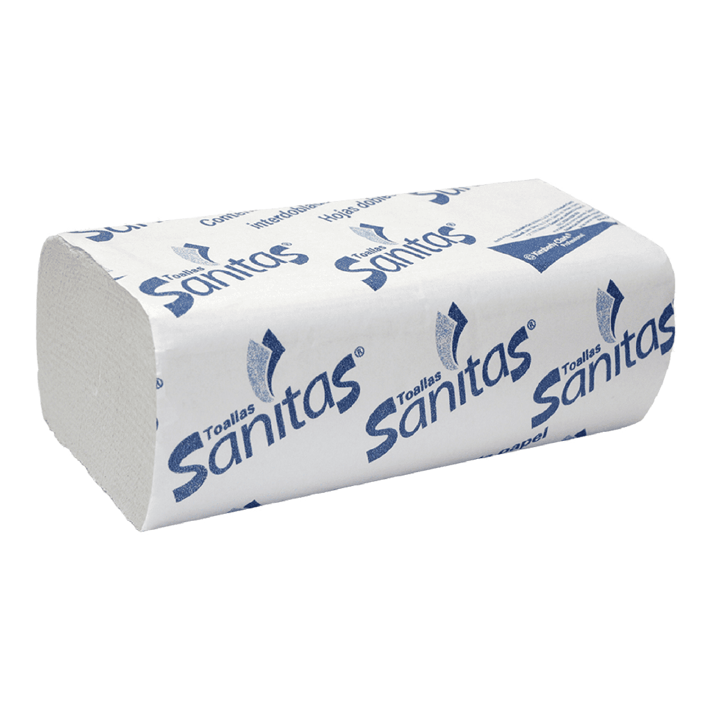 Toalla Interdoblada Sanitas 100 hojas