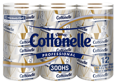 Higiénico Tradicional Cottonelle 300 hojas