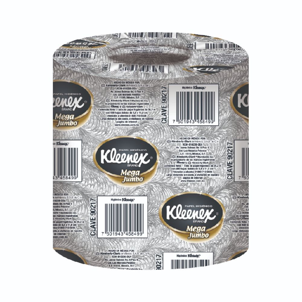 Higiénico Tradicional Kleenex 400 hojas.
