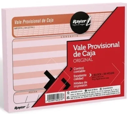  BLOCK VALE PROVISIONAL CAJA 50HJS